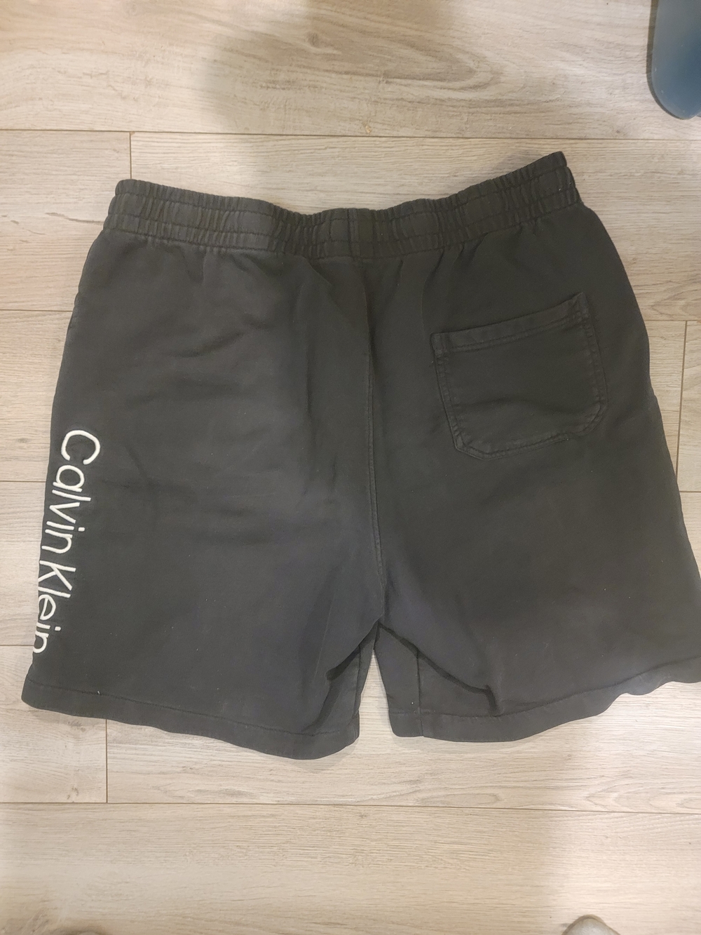 Calvin Klein Men’s Black Logo Cotton Shorts